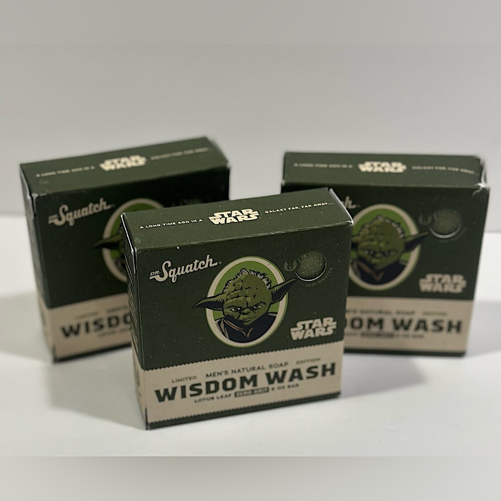 Dr. Squatch Wisdowm Wash Bar Soap 5 OZ. - Set of 3
